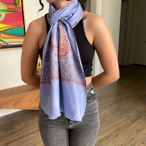 Hand embroidered stole/wrap